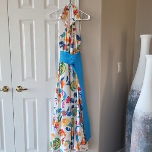 Boston Proper Multicolor Floral Dress